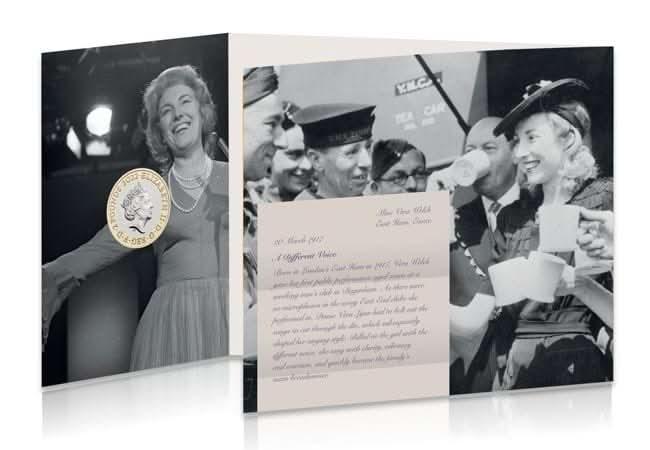 £2 2022 Dame Vera Lynn £2 Brilliant Uncirculated Coin Pack - Copes Coins