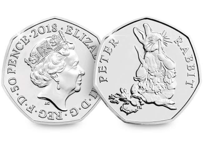 50p 2018 Peter Rabbit 50p Circulated Coin - Copes Coins