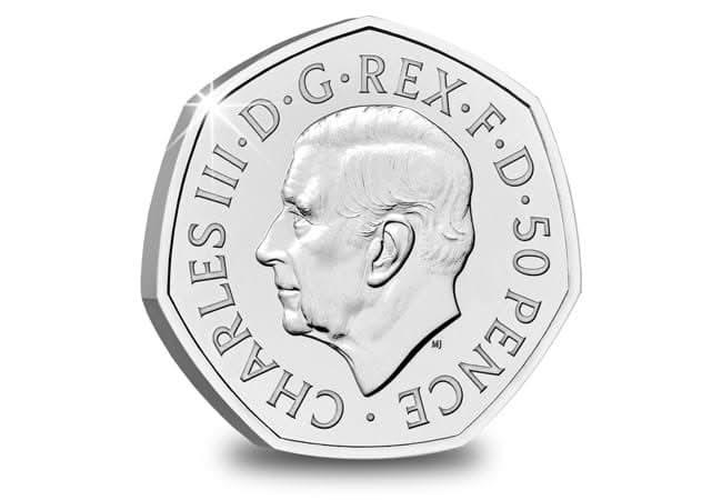 50p 2022 Queen Elizabeth II King Charles III 50p Circulated Coin - Copes Coins