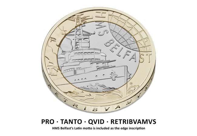 2025 HMS Belfast £2 Brilliant Uncirculated Coin