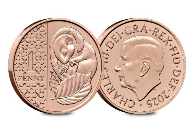 2025 Hazel Dormouse One Pence Definitive 1p Brilliant Uncirculated Coin