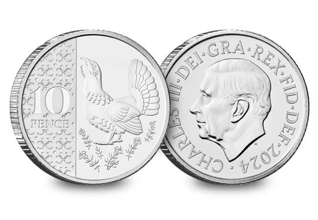 2024 Capercaillie Ten Pence Definitive 10p Brilliant Uncirculated Coin